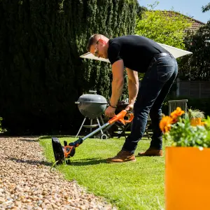 Yard Force 40V 30cm Cordless Grass Trimmer with  2.5Ah Lithium-Ion Battery and Charger LT G30