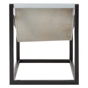 Interiors by Premier Kendari Grey Cubic Frame Chair