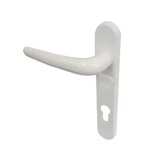 UAP Short Backplate Signature - Door Handle - 219mm - White