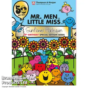 Sunflower 'Harlequin Mix' F1 - Mr. Men™ Little Miss™ - 1 Packet (15 Seeds)