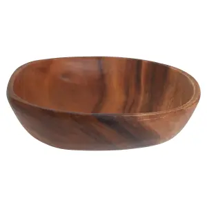 Wooden Oval Mini Tray Bowl Acacia Wood Serving Dish Platter Plate  Dinnerware