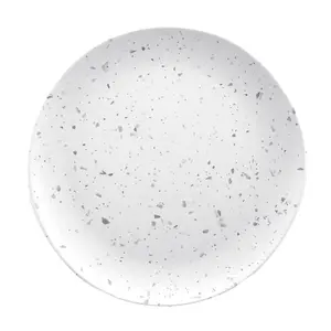 Purely Home Terrazzo Melamine Dinner Plates - Set of 8