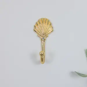 Melody Maison Gold Shell Wall Hook