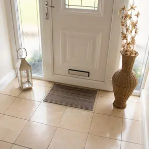  Non-Slip Indoor Door Mat Beige / Rectangle W40 x L60 cm