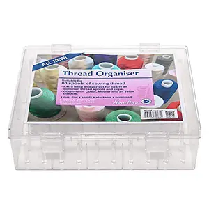 HL EMB THREAD BOX - Thread Organiser: Clear: XL: 80 Spool - Hemline