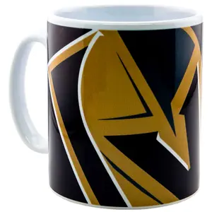 Vegas Golden Knights Cropped Logo Mug Black/White/Gold (One Size)