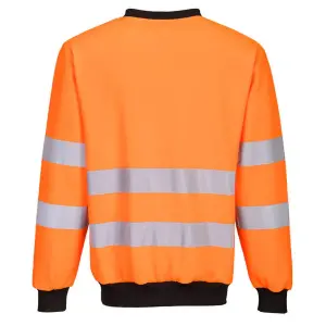 Portwest PW2 Hi-Vis Crewneck Sweatshirt