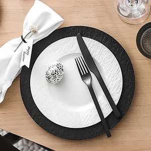 Villeroy & Boch Manufacture Rock Noire 16cm Bread & Butter Plate