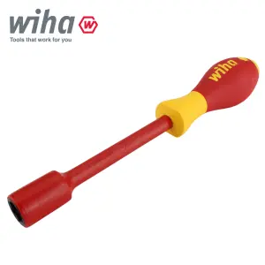 Wiha Hex Driver Screwdriver 1000v VDE Electrician 13mm SoftFinish Grip 00864