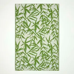 Homescapes Zena Tropical Green Outdoor Rug, 120 x 180 cm