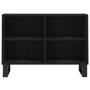 Berkfield TV Cabinet Black 69.5x30x50 cm Engineered Wood