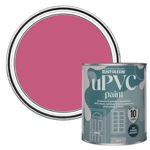 Rust-Oleum Raspberry Ripple Satin UPVC Paint 750ml