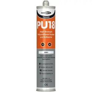 Bond it High Strength Polyurethane Adhesive & Sealant Grey 310ML x 12