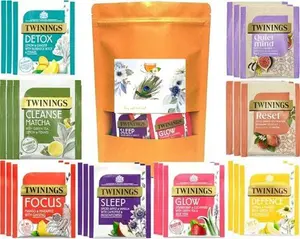 Twinings Superblends,Soulfulblends Assortment Fruit Herbal Tea Selection Gift Set Total 24, 8 Delicious Flavours 3 Individually Wrapped Tea Bags Of