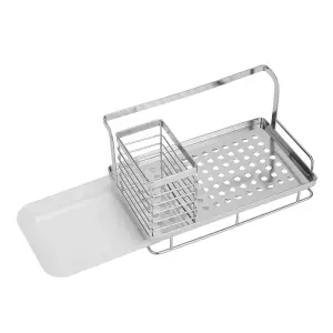 Stainless Steel Sink Organizer with Drain Tray