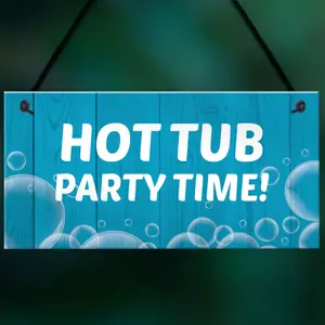 Funny Hot Tub Sign Quirky Hot Tub Accessories Garden Summerhouse Decor