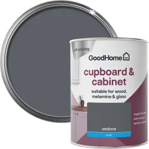 GoodHome Durable Sedona Matt Cabinet & wardrobe paint, 750ml