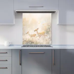 Ava Sterling: 00018 Premium Glass Kitchen Splashback W600mm x H650mm