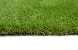 Best Artificial 30mm Grass 2mx2m (6.5ft x 6.5ft) - 4m² Child & Pet Friendly Easy Install Turf Roll UV Stable Artificial Lawn