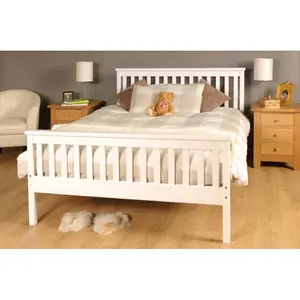 Shane Bed Frame White / Kingsize (5')