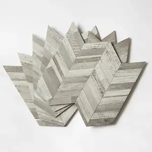 d-c-fix Herringbone Premium Self Adhesive Composite Wall Tile 29.6cm(W) 25.3cm(H) 0.3cm(D) pack 5 (0.37sqm)