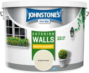 Johnstone's Masonry Paint Antique Cream - 10L