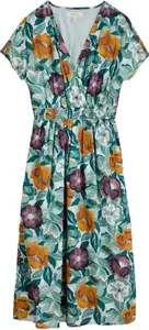 Women's Seasalt Tresillian Walk Dress - Collage Floral Seahorse - UK: 16