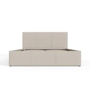 GFW End Lift Ottoman Storage Bed King Size Natural