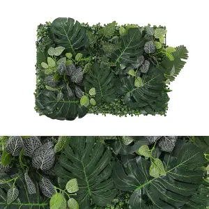 Green Artificial Plant Fake Grass Decoration Wall Panel 600 x 400 mm