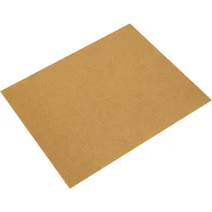 Pack of 5 Coarse Glasspaper Sheets for Wood and Paint Finishing - 280 x 230mm