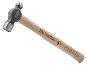 Faithfull 60411469 Ball Pein Hammer FSC Hickory 227g (1/2lb) FAIBPH8FSC