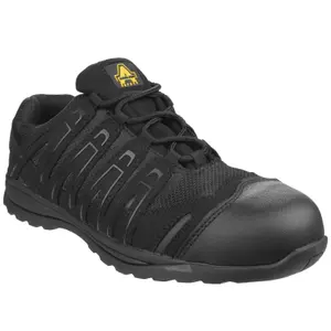 Amblers Metal free Black Safety trainers, Size 3