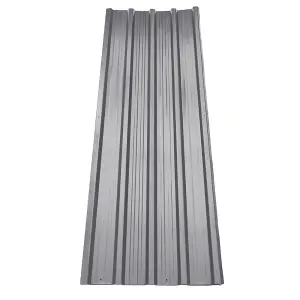 Grey Set of 6 Steel Corrugated Panels for Roofing, Carports, Tool Sheds, Wall Cladding