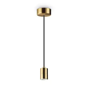 Luminosa Set Up Slim Pendant Ceiling Light Brass