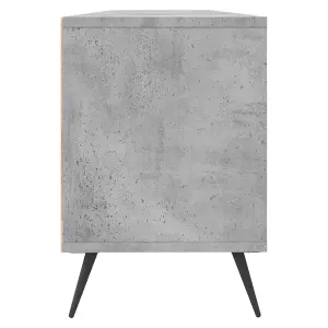 Berkfield TV Cabinet Concrete Grey 150x30x44.5 cm Engineered Wood