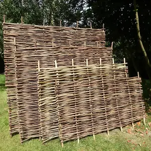 5ft x 6ft Hazel Hurdle Fence Panel Premium Weave