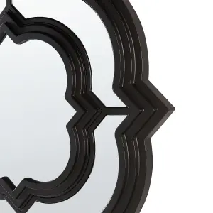 Beliani Retro Wall Mirror COBETA Black