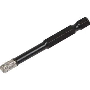 Premium 6mm Vacuum Brazed Diamond Drill Bit with Hex Shank for Porcelain Tiles