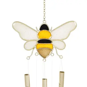 Bee and Honeycomb Decorative Windchime