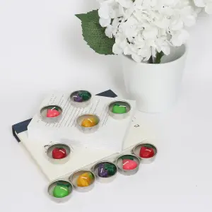 Tea Light Candle Set of 10 Fruit Themed Tea Lights by Laeto Ageless Aromatherapy - FREE DELIVERY INCLUDED