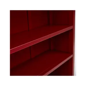 Palazzi Bookcase H97 W89 D25cm - Red