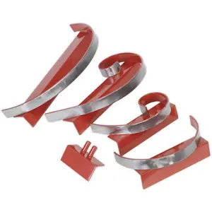 5 Pack Scroll Former Tool Jig Set for Bending 3mm Steel - Cranking and Curved Jigs