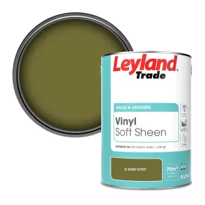 Leyland Trade Vinyl Soft Sheen Walls & Ceilings Emulsion Paint (S 5040-G70Y) - 5L