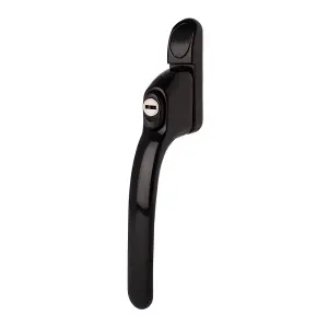 Timber Series Connoisseur MK2 Inline Locking Espag Window Handle - Black (Non Handed)