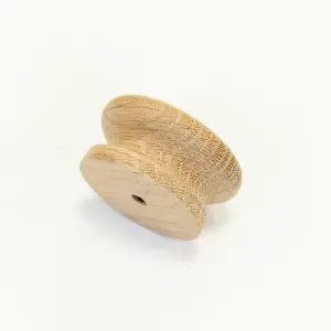 55mm Diameter Sanded Oak Cabinet Knob