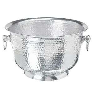 Decorative Bowl POMPEII Gloss Silver