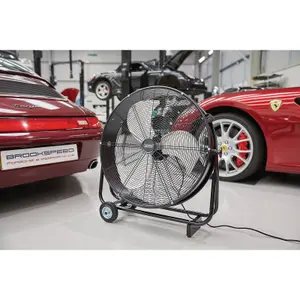 Draper  230V Drum Fan, 24"/610mm, 120W 70045