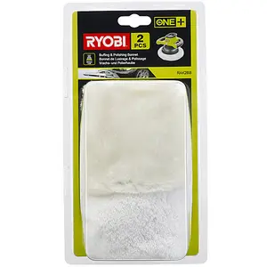 Ryobi Buffing and Polishing Bonnet Set - RAK2BB