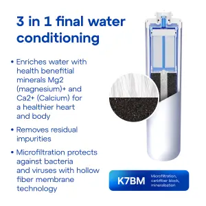 AQUAPHOR RO-202S automatic Reverse Osmosis Under Sink Drinking Water Filtration System. Removes viruses, bacteria, heavy metals