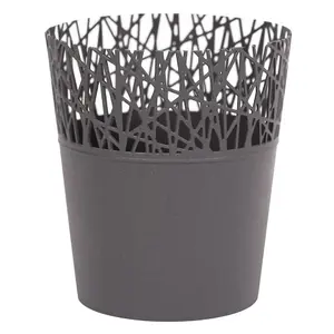 URBNLIVING 160cm Width Plastic Flower Plant Garden Indoor Outdoor Herb Planter Pots Modern Grey Large